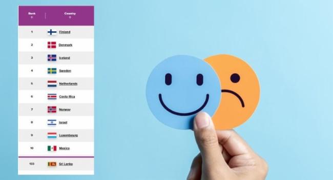 Sri Lanka Slips in Global Happiness Rankings